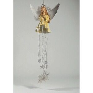 Vintage  ANGEL - Lighted Mobile - Ornament - Feather Wings By Collections
